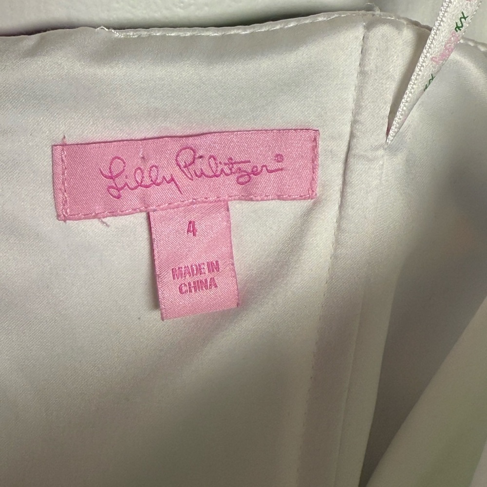 Lilly Pulitzer Langley Green Strapless A-Line Dress - Picture 5 of 10